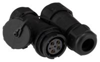 304-463 RS PRO Circular Connector, 6 Contacts, In-Line Cable Mount, SY21 Connector, Plug, Socket, Male/Female, IP68, SY21 Series