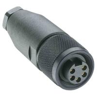 11225-rkc-509 Lumberg Automation Circular Connector, 5 Contacts, Cable, 7/8 in Connector, Socket, Female, IP67, RKC Series