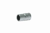m120515-c Teng Tools 1/2 in Drive 15mm Standard Socket, 12 point, 38 mm Overall Length