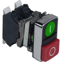 xb4bl734155 Schneider Electric Harmony Series Green Spring Return Push Button Head, 22.5mm Cutout, IP66, IP67, IP69, IP69K