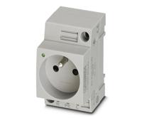 0804018 Phoenix Contact French Mains Sockets, 16A, DIN Rail Mount, 250 V