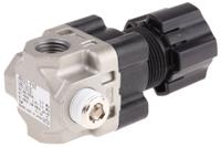 arx21-f02 SMC G 1/4 Pneumatic Regulator - 0.05MPa to 0.3MPa, 1/4in, 2MPa max. input