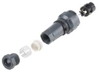 pxp701103pst1315 Bulgin Circular Connector, 3 Contacts, Cable, Standard Connector, Plug, Male, IP66, IP68, IP69K, Buccaneer 7000 Series