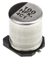 eeefk1h101p Panasonic 100μF Aluminium Electrolytic Aluminium Electrolytic Capacitor 50V dc, Surface Mount - EEEFK1H101P