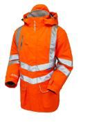 pr499-s PULSAR PR499 Orange Unisex Hi Vis Winter Jacket, S