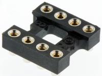 08-3518-00 Aries Electronics 2.54mm Pitch Vertical 8 Way, SMT Open Frame IC Dip Socket, 3A