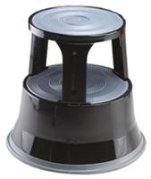 621-1745 RS PRO 2 Tread Steel Kick Step 0.4m Platform Height, Black