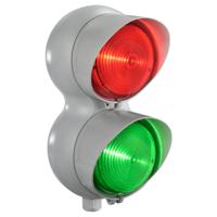 265-5870 RS PRO Green, Red Traffic Light LED Beacon, 2 Lights, 12 → 24 V ac/dc, Surface Mount