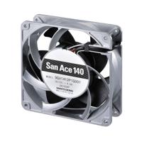 9gv1424p1g001 Sanyo Denki 9GV Series Axial Fan, 24 V dc, DC Operation, 55.2W, 2.3A Max, 140 x 140 x 38mm
