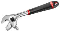 10110gr Facom Adjustable Spanner, 255 mm Overall, 38mm Jaw Capacity, Bi-Material Handle