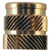 204-0617 RS PRO, M4 Brass Threaded Insert, 6.3mm diameter 5.6mm Depth 8.2mm