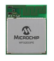 wfi32e03pe-i Microchip WFI32E03PE-I 3 → 3.6V WiFi Module, 802.11b/g/n I2C, SPI, UART, USB
