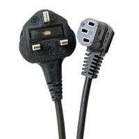 558-935 RS PRO Right Angle IEC C13 Socket to Straight Power Cord, 2m