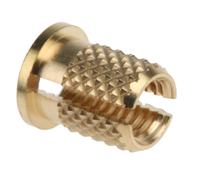 278-613 RS PRO, M5 Brass Threaded Insert, 8mm diameter 6.4mm Depth 9.53mm