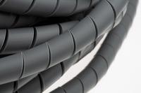 901-10018 HellermannTyton Spiral Wrap, I.D 9.6mm, 19.2mm Polyolefin