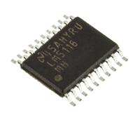 lm5116mhnopb Texas Instruments LM5116MH/NOPB DC-DC, Buck Controller 1000 kHz 20-Pin, TSSOP