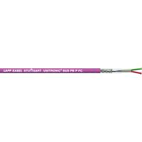 2170220 Lapp UNITRONIC BUS PB Data Cable, 2 Cores, 0.64 mm² CSA 19 AWG, Screened, 100 m, Purple Polyvinyl Chloride Sheath