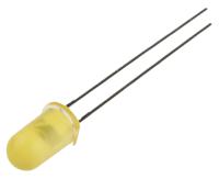 hlmp-4719 Broadcom2.5 V Yellow LED 5mm Through Hole, HLMP-4719