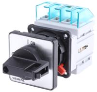 3ld2050-0tk11 Siemens 3P Pole Panel Mount Isolator Switch - 16A Maximum Current, 7.5kW Power Rating, IP65