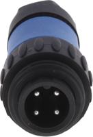 c01620h00310010 Amphenol Industrial Circular Connector, 3 Contacts, Cable, Standard Connector, Plug, Male, IP67, Ecomate M Series