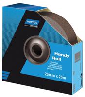 63642531849 Norton P40 Grit Coarse Sandpaper Roll, 25m x 25mm