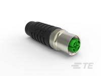 1-2315715-2 TE Connectivity Circular Connector, 8 Contacts, Cable, M12 Connector, Socket, Female, IP67, X-code Series