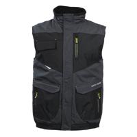 1206-g-m Nine worths ALI Grey/Black Water Repellent Men's Gilet, M