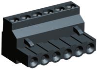 796635-6 TE Connectivity, 5.08mm Pitch, Buchanan, 6 Way, , Pluggable Terminal Block, Plug, Through Hole, Screw Termination,