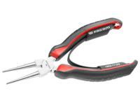 189a17cpe Facom Round Nose Pliers, 170 mm Overall, Straight Tip