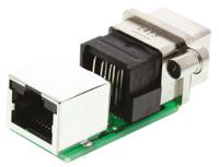 mrj578001 Amphenol Communications Solutions MRJ Series Female to Female RJ45 Connector, Through Hole, Cat5e Right Angle 2 Port 8