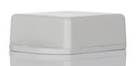 1551rflgy Hammond 1551 Series Grey ABS Enclosure, IP54, Flanged, Grey Lid, 50 x 50 x 20mm