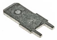 62409-1 TE Connectivity FASTON .250 Grey Uninsulated Male Spade Connector, PCB Tab, 6.35 x 0.83mm Tab Size