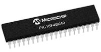 pic18f46k40-ip Microchip PIC18F46K40-I/P, 8 bit PIC, PIC18F46K40 Microcontroller, 64 MHz, 64kB FLASH, 40-Pin DIP