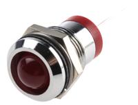 211-954 RS PRO Red Panel Mount Indicator, 2V dc, 12mm Mounting Hole Size