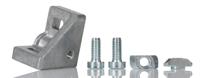 3842536671 Bosch Rexroth M6 Mounting Bracket, Connecting Component, Strut Profile 30 mm, Groove Size 8mm