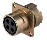 84024172 Souriau Sunbank by Eaton Circular Connector, 4 Contacts, Panel, Standard Connector, Socket, Female, IP65, 840 Series
