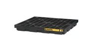 jen28657bl Justrite Polyethylene Drum Pallet for Spill Control, 49g Capacity