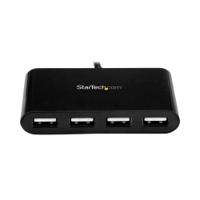 st4200minic StarTech.com 4 Port USB 2.0 USB A, USB C  Hub, USB Bus Powered, 175 x 80 x 14mm