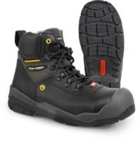 1828-44 Jalas 1828 Black, Yellow ESD Safe Aluminium Toe Capped Unisex Ankle Safety Boots, UK 10, EU 44