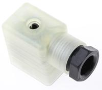 933572100-gmnl-209-nj-led-24-ye-black Hirschmann GMNL 2P+E DIN 43650 B, Female Solenoid Valve Connector with Indicator Light, 24 V ac/dc Voltage