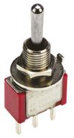 5-1825137-1 TE Connectivity Toggle Switch, PCB Mount, On-Off-(On), SPDT, Through Hole Terminal, 120 V ac, 28V dc