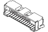 502585-1070 Molex CLIK-Mate Series Right Angle Surface Mount PCB Socket, 10-Contact, 1-Row, 1.5mm Pitch, Crimp Termination
