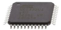 atmega32u4-au Microchip ATMEGA32U4-AU, 8 bit AVR, ATMEGA32U4 Microcontroller, 16 MHz, 32kB FLASH, 44-Pin TQFP