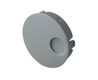 b8633108 OKW Grey Potentiometer Knob Round Shaft, B8633108