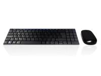 kyb-minimusx-rfb Ceratech KYB-MINIMUSX-RFB Wireless RF Compact Keyboard, QWERTY (UK), Black