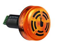 45030055 Werma 450 Series Yellow Buzzer Beacon, 24 V dc, IP65, Panel Mount, 80dB at 1 Metre