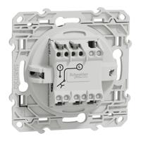 s530266 Schneider Electric Grey Push Button Light Switch, 1 Gang, Odace
