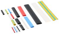 380-03005-shrinkit-321-universal-basic-po-x-mix HellermannTyton Heat Shrink Tubing, Black, Blue, Green/Yellow, Red, White 3mm Sleeve Dia. x 35mm Length 3:1 Ratio,