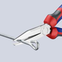 30-15-160 Knipex Long Nose Pliers, 170 mm Overall, Straight Tip, 46,5mm Jaw