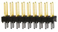 tsw-109-07-l-d Samtec TSW Series Straight Through Hole Pin Header, 18 Contact(s), 2.54 mm Pitch, 2 Row, Unshrouded